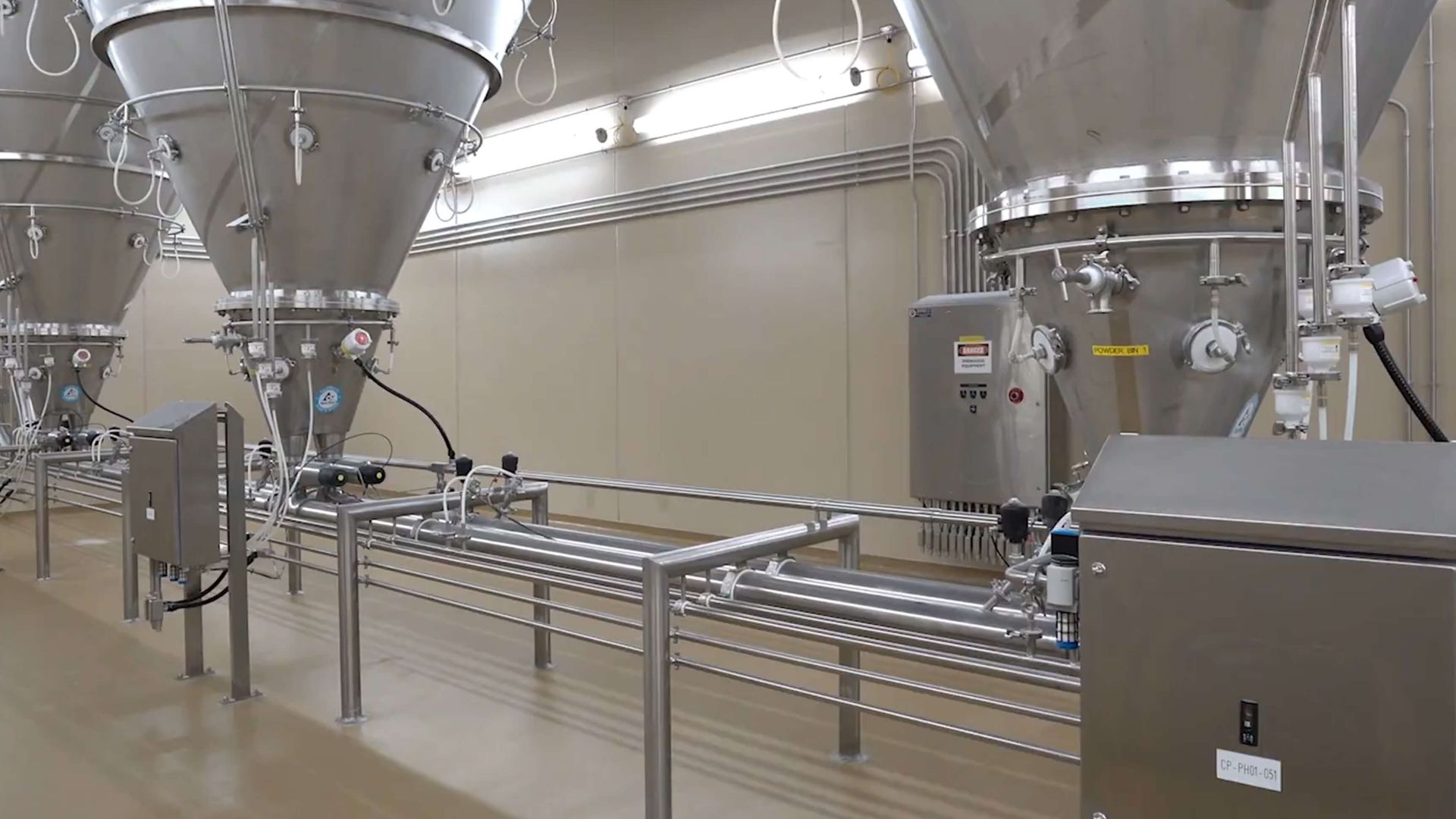 Modern food manufacturing facility